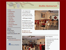 Tablet Screenshot of bixbiterestaurant.com